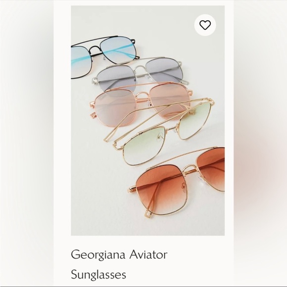 Free people Georgiana aviator sunglasses main image 11